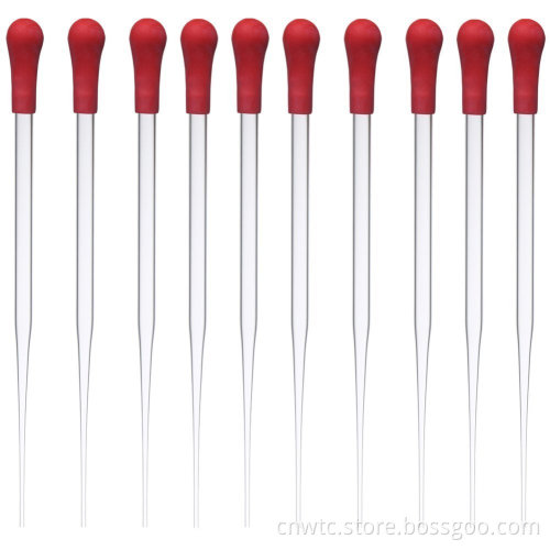 Lab Borosilicate Glass Pipets: 230mm & 150mm Pasteur Pipettes with Cotton Tips